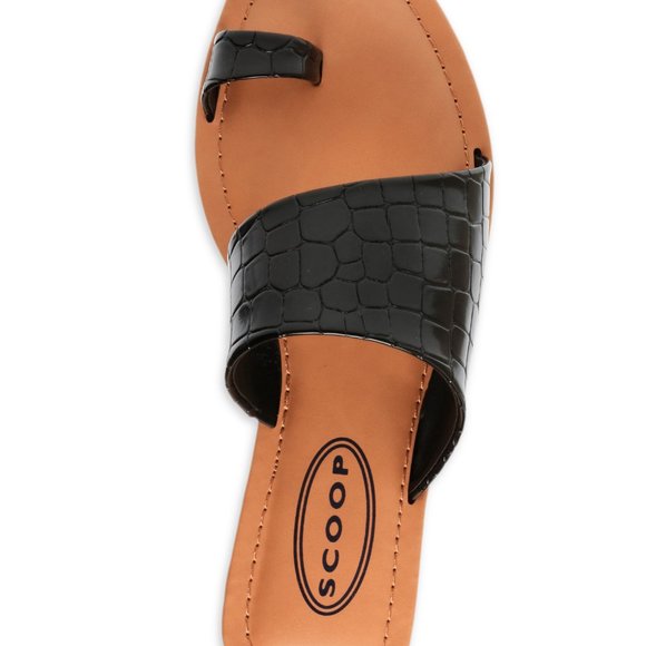 NEW - Scoop Women's Harper Toe Ring Slide Sandals - Picture 5 of 5